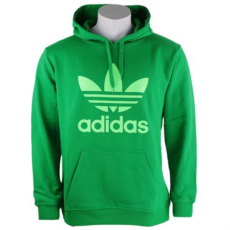 adidas trefoil hoodie herren grün|Trefoil Hoodies .